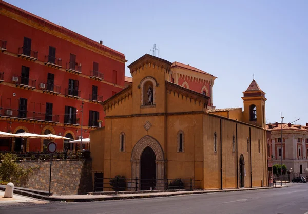 Agrigento Daki Barok San Calogero Kilisesinin Manzarası Talya — Stok fotoğraf