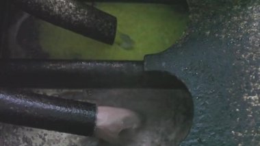 Zeytin yağı çıkarma sırasında değirmen