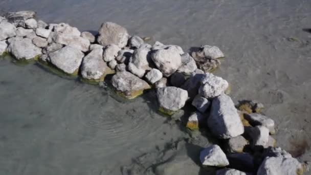 Aguas termales en el Lago di Venere, Pantelleria — Vídeos de Stock