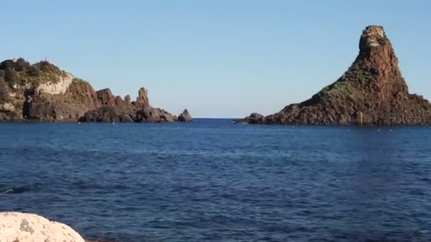 Uitzicht Acitrezza Schilderachtige Plek Sicilië — Stockvideo