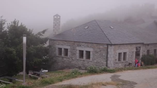 Cebreiro España Agosto Vista Cebreiro Pueblito Del Camino Santiago Agosto — Vídeo de stock