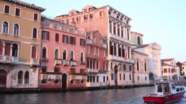 VENICE, İtalya - 1 Ocak 2016 'da vapur vapurundan Venedik lagününün görüntüsü