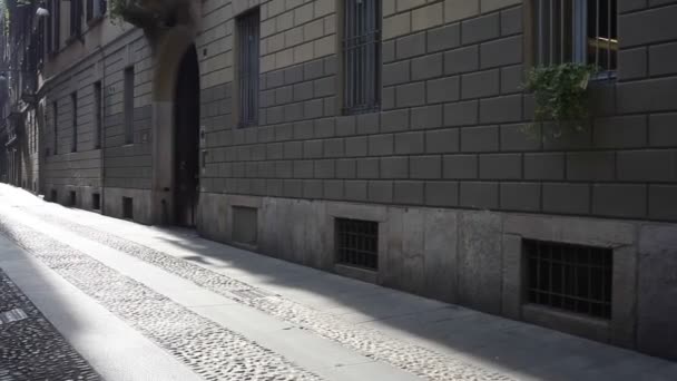 Milan Italy September View Brera District September 2015 — 비디오