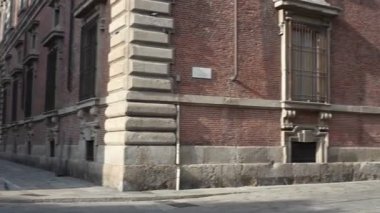 MİLAN, İTALYA - EYLÜL 04 Eylül 2015 'te Brera ilçesinin görüntüsü