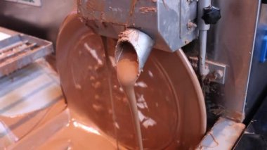 Çikolata makinesinin görüntüsü