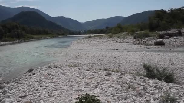 Vue Sur Rivière Soca Slovénie — Video