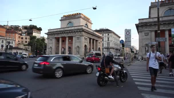 Vista Porta Venezia Milán — Vídeos de Stock