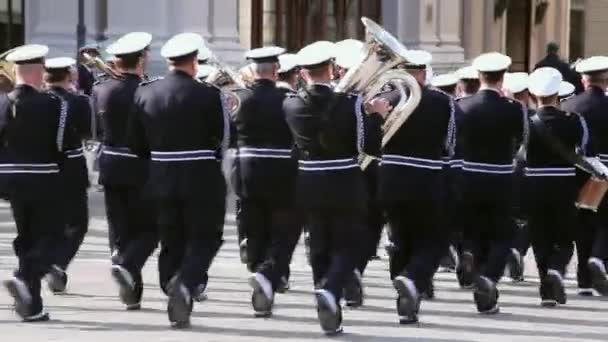 Trieste Italië November Feesten Voor November Nationale Eenmaking Dag Van Videoclip