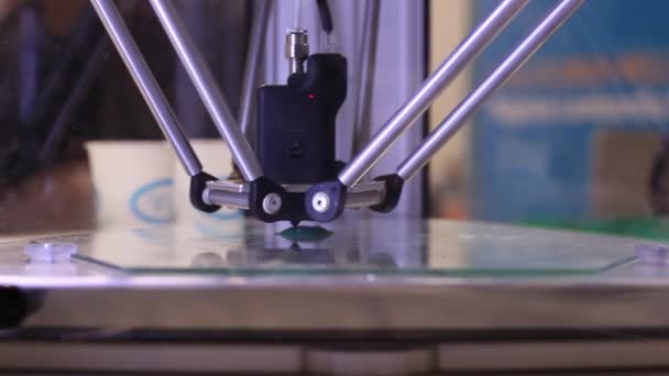 3D打印机的运行视图 — 图库视频影像