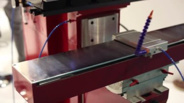 Eylem halinde ambalaj için Endüstriyel makine görünümü