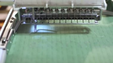 Nakış makinesinin eylemde görüntüsü