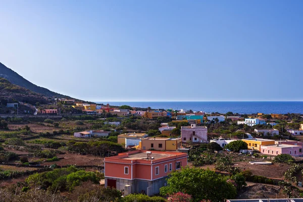 Vue Dessus Linosa Îles Pelagie Sicile Italie — Photo