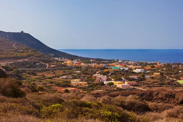 Ovanifrån Linosa Pelagieöarna Sicilien Italien — Stockfoto