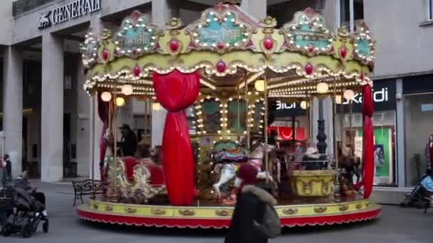 Trieste Italy February View Carousel February 2021 — 비디오