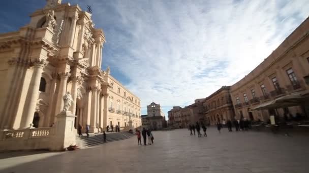 Cattedrale Metropolitana Della Nativit Maria Santissima Ist Eine Alte Katholische — Stockvideo