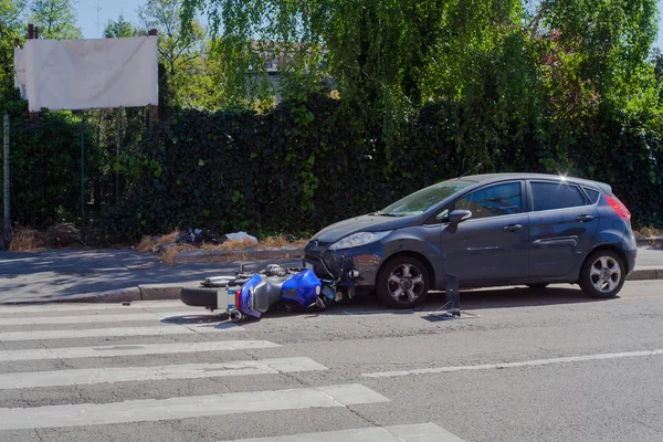 kentsel sokaklarda scooter kazası