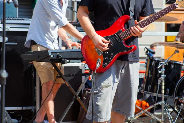 Musicians in concert — Stock Photo, Image