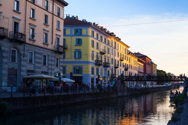 Naviglio, Milánó — Stock Fotó