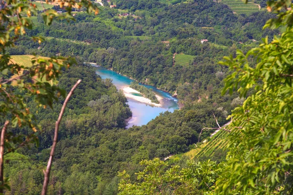 De rivier Soca — Stockfoto