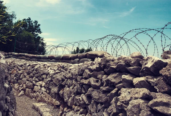 Foxhole, World War One — Stock Photo, Image