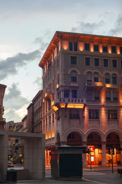 Praça Goldoni, Trieste — Fotografia de Stock