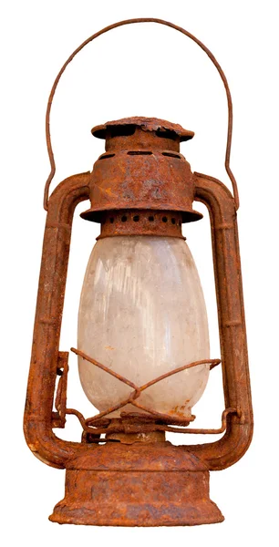 Rusty oil lantern — Stock Photo, Image