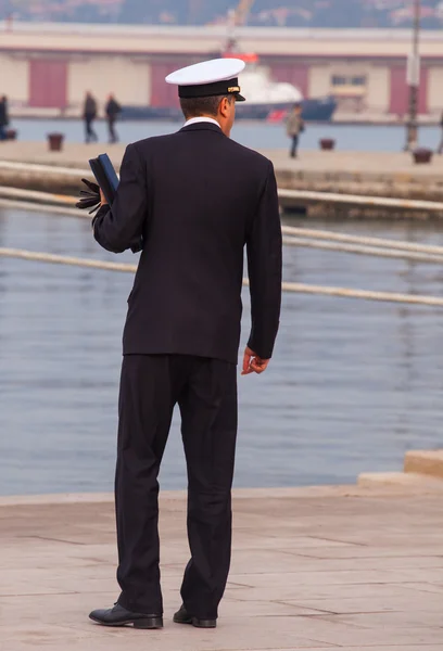 イタリア海軍の将校さん — ストック写真