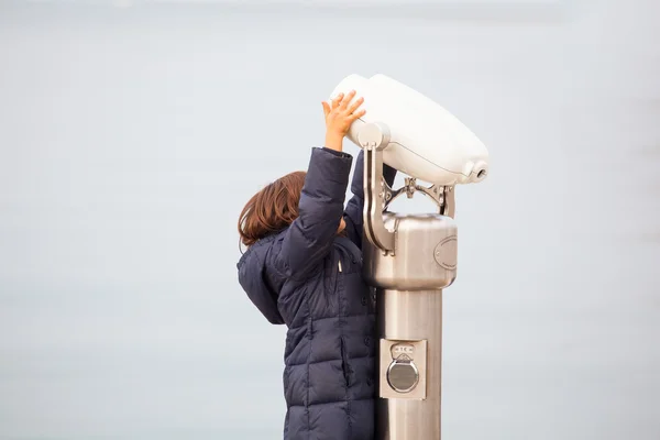 Tourist binoculars — Stock Photo, Image