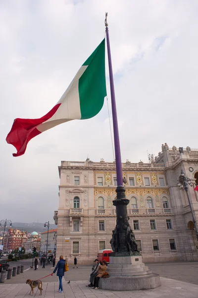 Italian flag — Stock Photo, Image