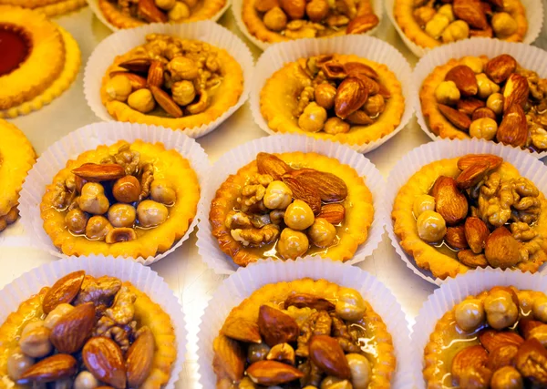 Nut tart — Stock Photo, Image