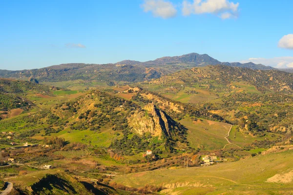 Гора, Leonforte сільській місцевості — стокове фото