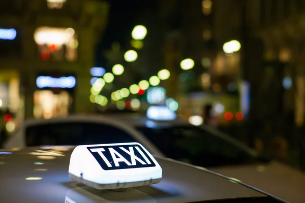 Taxi — Stockfoto