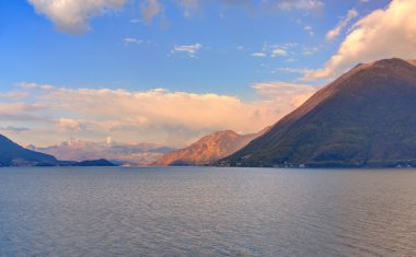 Lake Lugano veya Ceresio Gölü