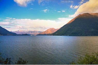Lake Lugano veya Ceresio Gölü