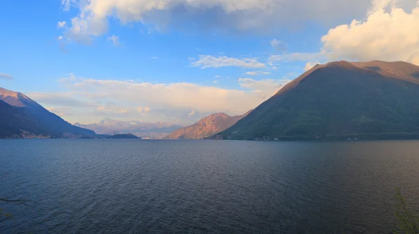 Lake Lugano of Ceresio lake — Stockfoto