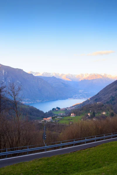 Lugano озеро — стокове фото
