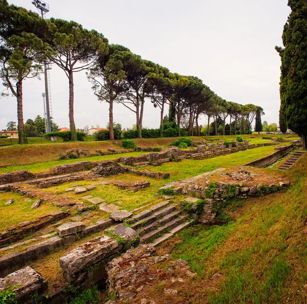 Archeological area of Aquileia — Stock Photo, Image