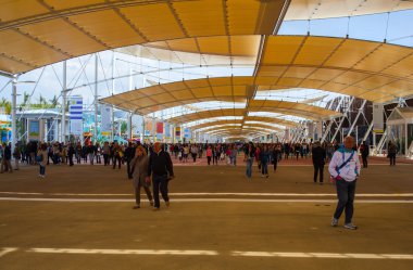 İnsanlar Expo 2015, Milan ziyaret