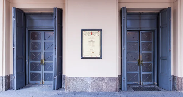Teatro alla scala — Stock Photo, Image
