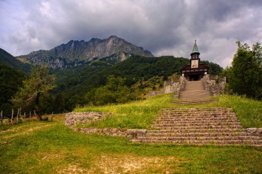 Anıtsal Kilise Kutsal Ruh'un Javorca. Slovenya