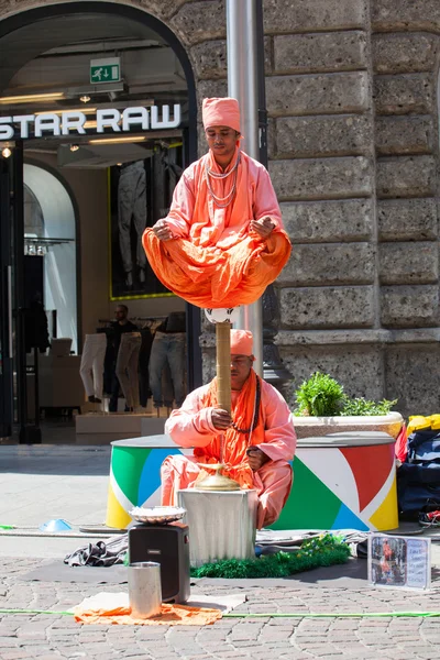 Dvě pantomimy — Stock fotografie