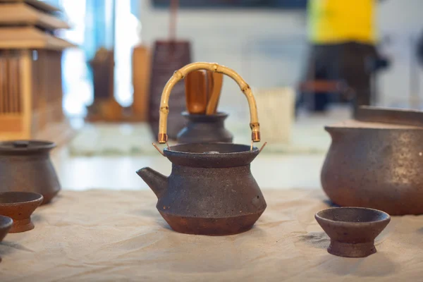 Восточные керамические чаши — стоковое фото