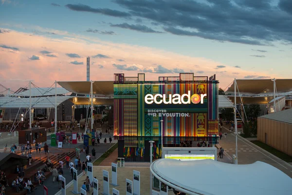Ekvádor pavilon na Expo 2015 — Stock fotografie
