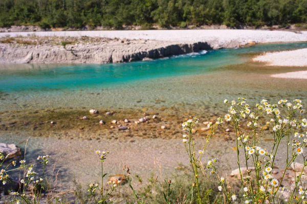 Río Soca en Eslovenia, Europa —  Fotos de Stock