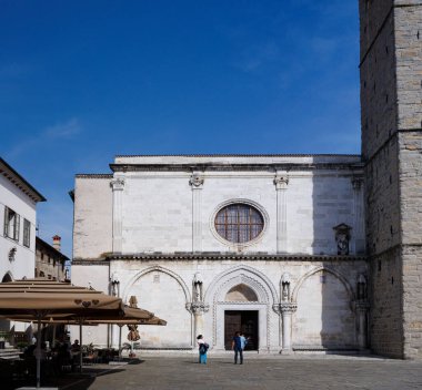 Koper, Slovenya - 03 Mayıs 2025: Kutsal Bakire Meryem 'in Varsayımının Katedrali de Koper Katedrali olarak adlandırılır