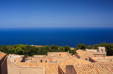 Erice görünümünden deniz