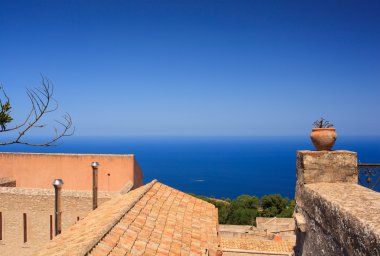 Erice görünümünden deniz