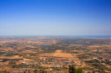 Erice görünümünden deniz