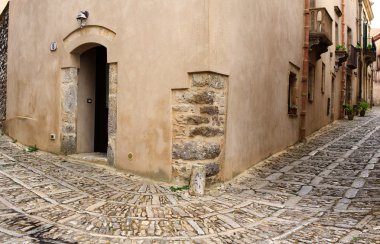 Erice sokak görünümü