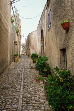 Erice sokak görünümü